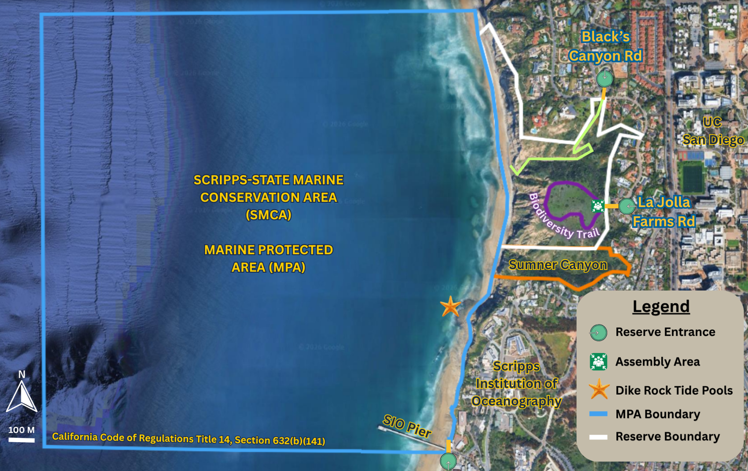 Scripps Trail Map